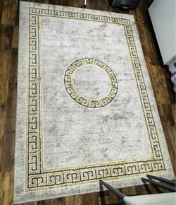 Matching Oasis Luxury Greek Key Rugs – Made in Turkey (Set of 2)
