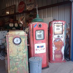 Antique Gas Pumps And HomeGoods 