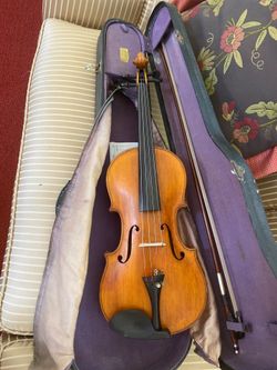 Carlo Micelli 1922 4/4 violin w/bow and vintage case