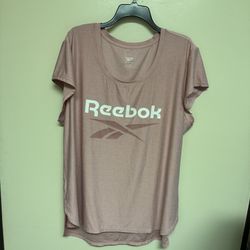 CA. REEBOK WOMAN’s 2X HEATHER PINK PRELOVED BUT GOOD CONDITION. 