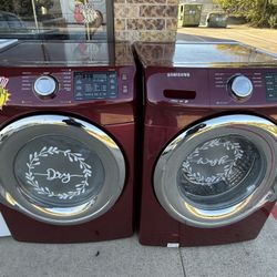 Used Red Samsung Refrigerator 