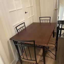 Cherry Brown 5 Piece Table Set - Take It Today!