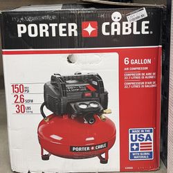Porter Cable 6 Gallon Air Compressor (used like new)