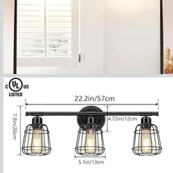 Farmhouse bathroom light