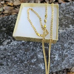 I Deliver I Ship 14k Gold Plated Chain Set