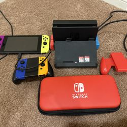 Switch Packet(4 Controller, Case Base Charger, Power Bank)