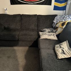 Dark Grey Couch