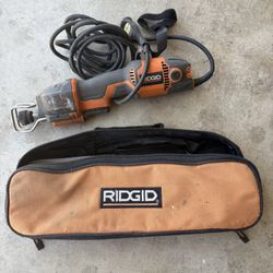 Reciprocating Saw (Rigid) and Battery and Charger (Ryobi)