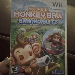 SUPER MONKEYBALL BANANA BLITZ WII