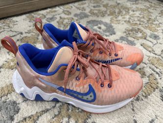 Nike Giannis Immortality Orange/Blue Basketball Shoes CZ4099-800 Mens Sz 10