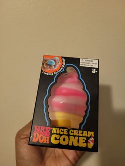 Needoh nice cream cone pink