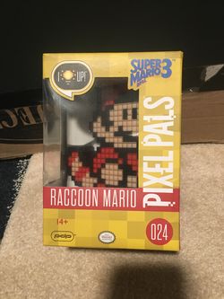 New pdp Pixel pals  racoon Mario figure