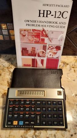 HP-12C Financial Calculator with Manual