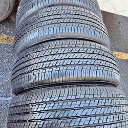 225/60r17 Bridgestone Tires Cón 80% De Vida Las 4