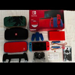 Nintendo Switch Mario Red & Blue Edition 
