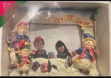 Snowman Frame- BRAND NEW