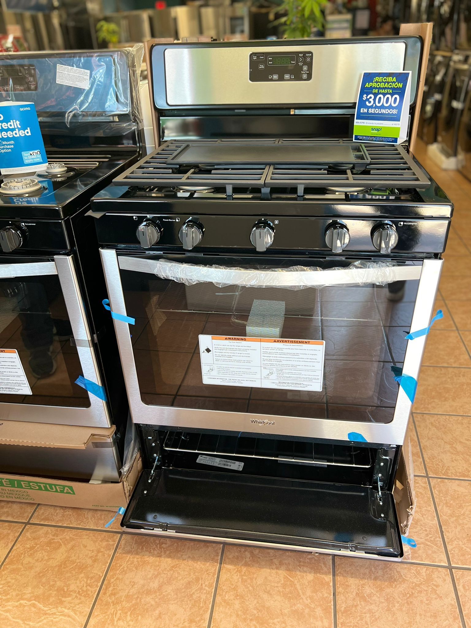 Whirlpool Stove Gas