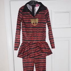 MONSTER HIGH Power Ghouls Toralei Cat Jumpsuit Catsuit Halloween Costume PRICE Is Firm 