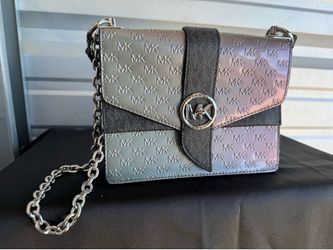 Michael Kors metallic Logo Crossbody Bag