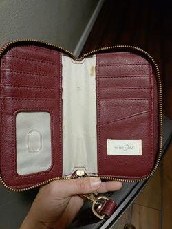 Thirty-One Red Zip-Around Wallet