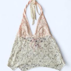 Edikted lace halter top