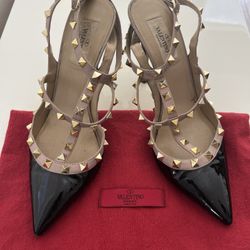 Valentino Patent Rockstud Size39 