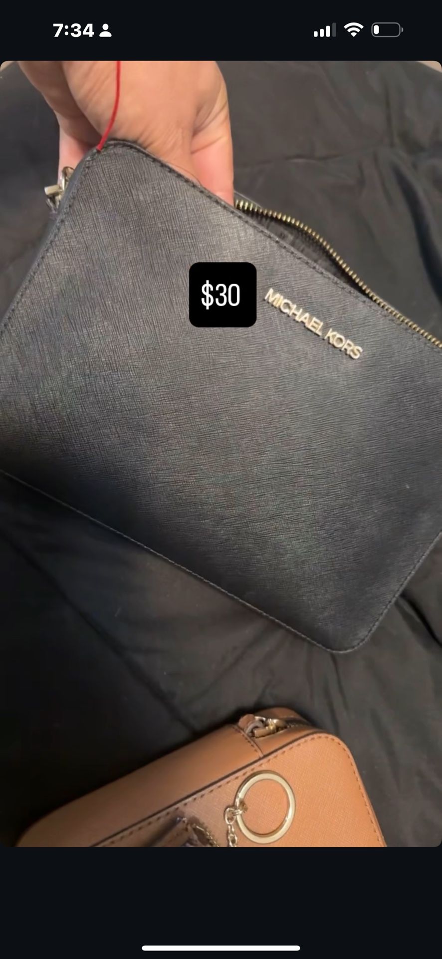 Black Michael Kors purse