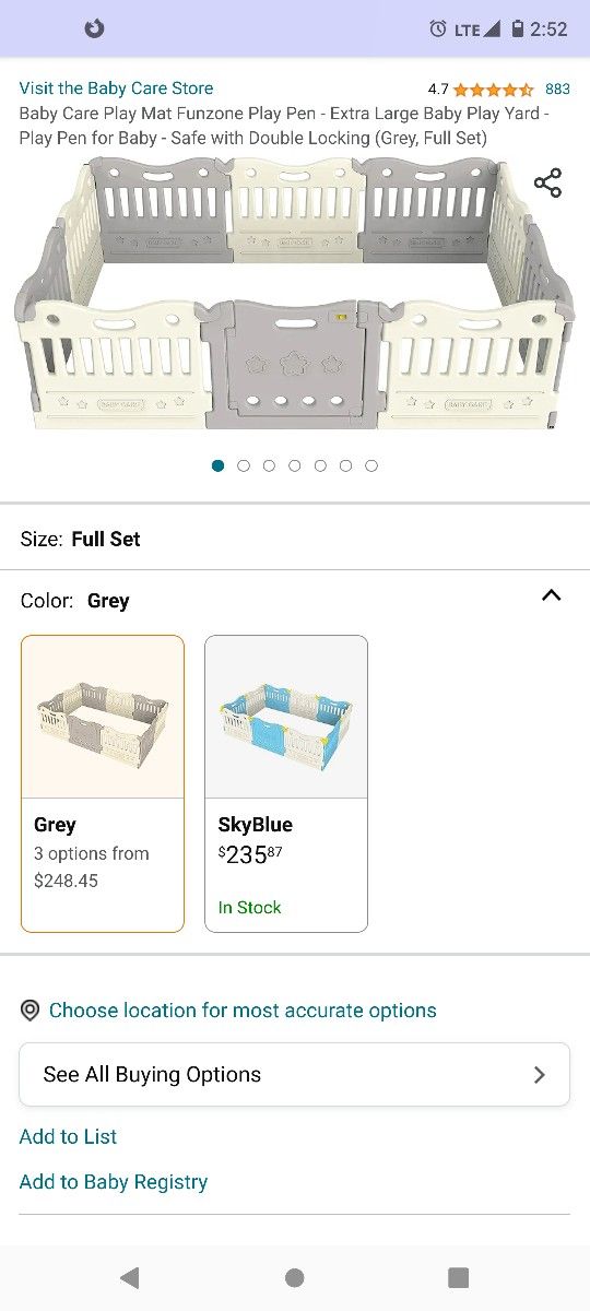 Baby Care Baby Play Pen