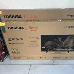 Toshiba 55” 4K TV! $379 Cash Or Card!! Finance For $50 Down!