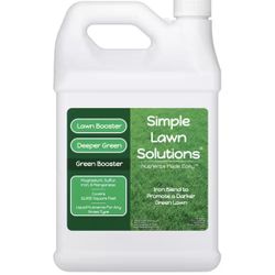 Lawn Booster 1 Gallon Liquid Fertilizer Green Iron