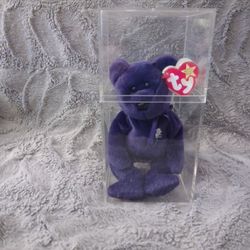 Princess Diana Purple Bear Benie Baby 