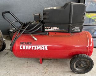 4hp, 25 gallon compressor
