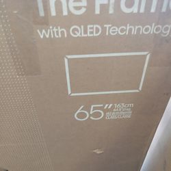 SAMSUNG 65" INCH QLED 4K LS03D THE FRAME TV.