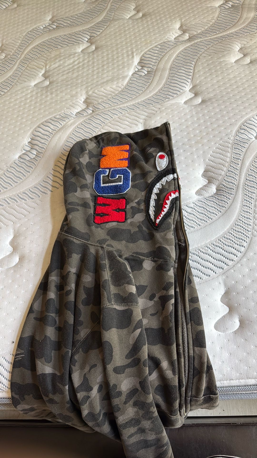 Bape hoodie zip up jacket