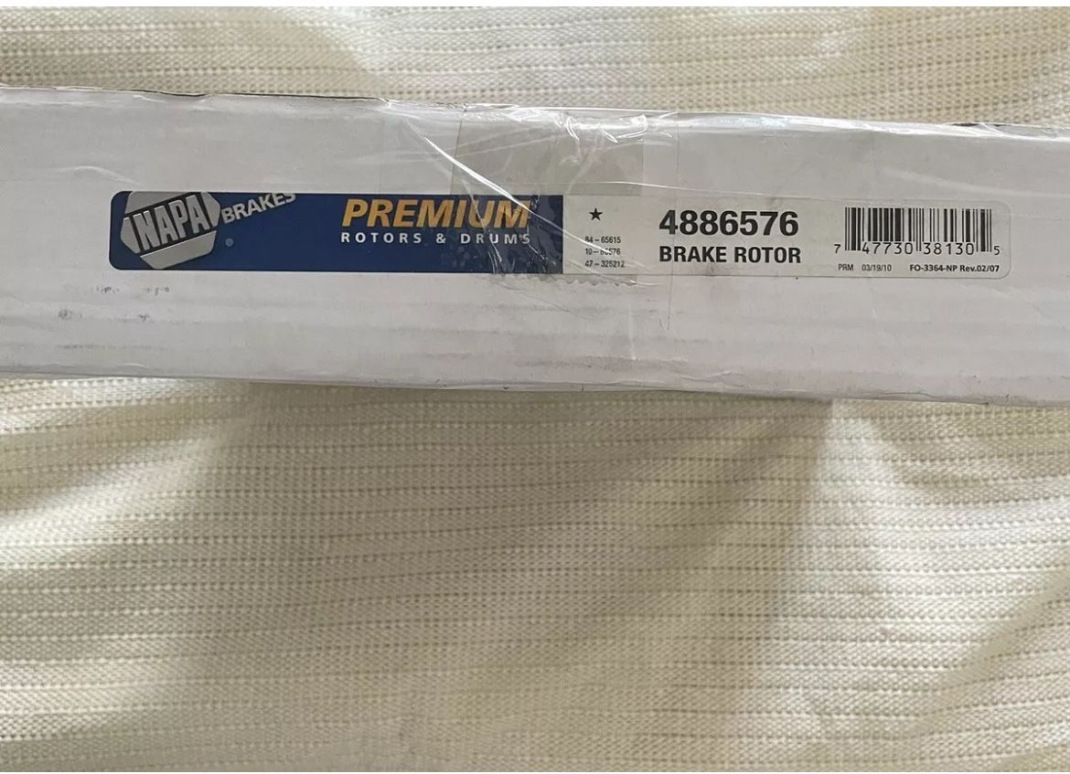 Brake Rotor (contact info removed) Napa Premium