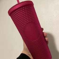 2023 Pink Studded Jelly Starbucks Tumbler 