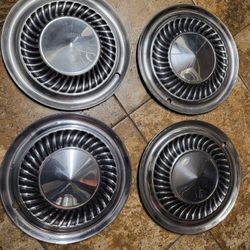 Ford Thunderbird Original 14" Hubcaps Hubcap Parts 1959 tbird 1960
