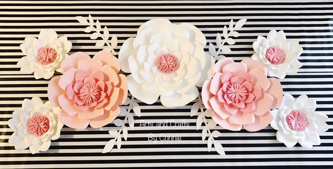 Paper flower set