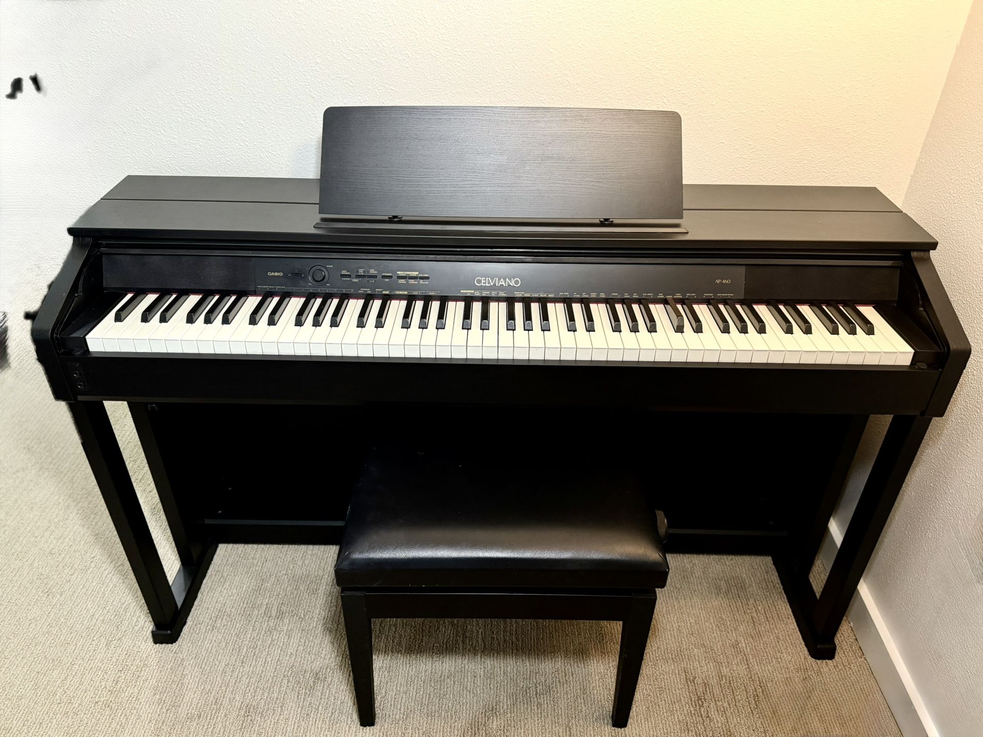Casio Celviano AP-460 Digital Piano w/ Bench – Mint Condition