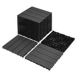 1 ft. x 1 ft. Square Polypropylene DIY Interlocking Deck Tiles, DIY Modular Interlocking Decking Flo
