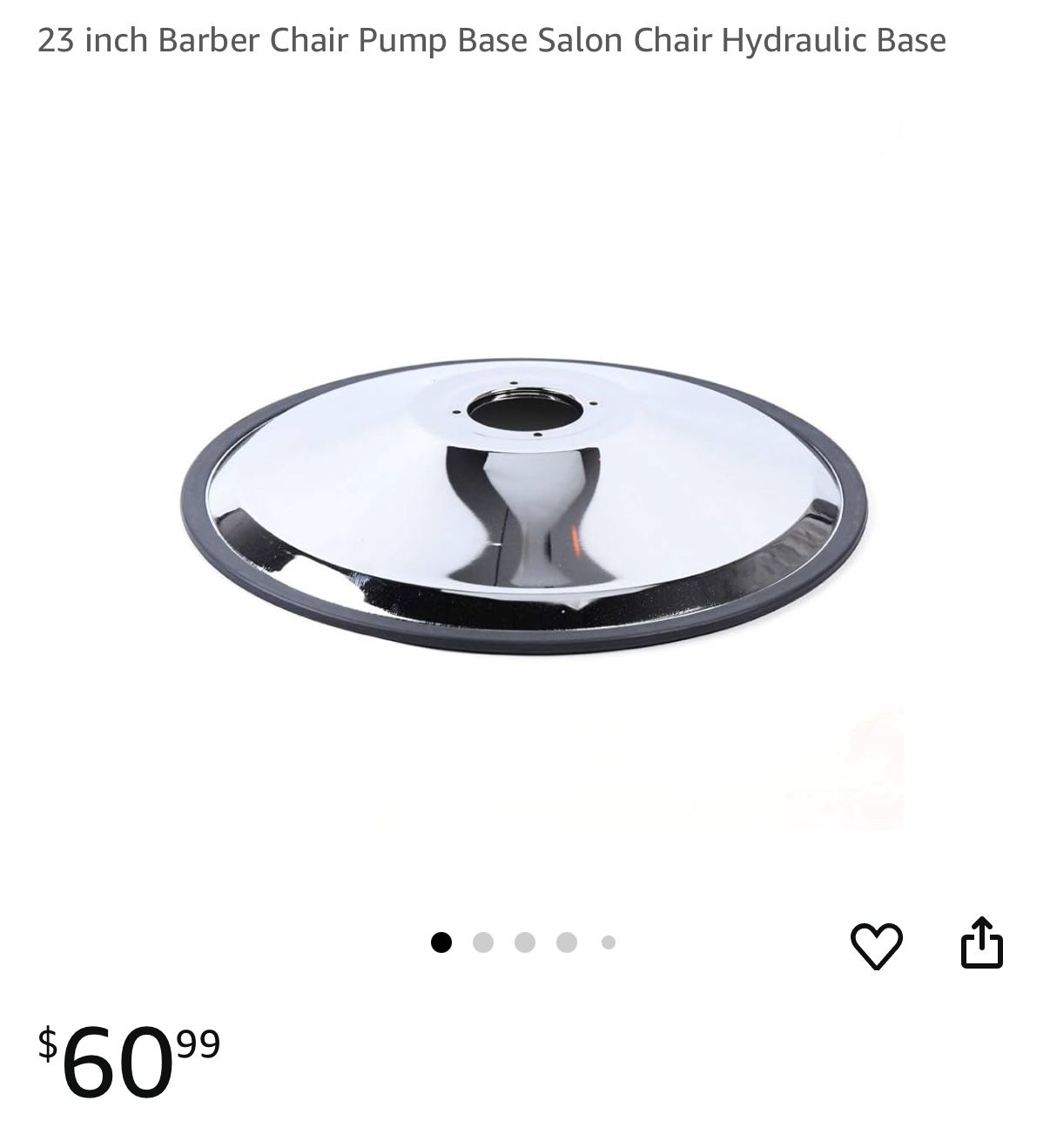 23 Inch Barber Chair Pump Base