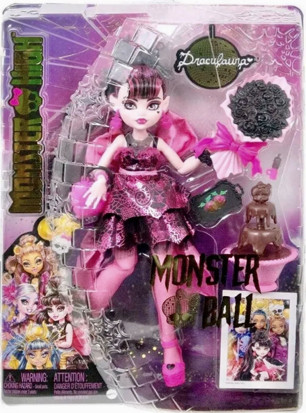 MONSTER HIGH MONSTER BALL DRACULAURA 2023 NEW!