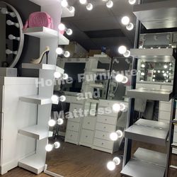 Vanity Full Body Mirror Lights Makeup Full Length Frameless✨New
