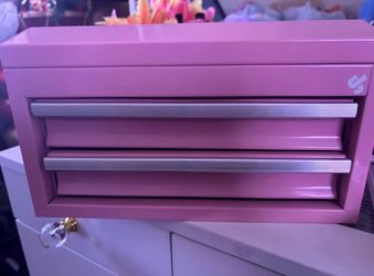 Mini Tool Box Pink 2-Drawer