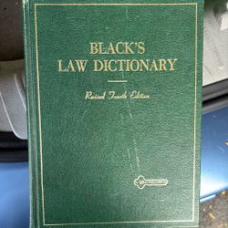 Black’s Law Dictionary Book