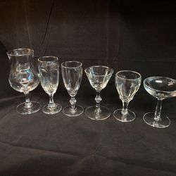 Miscellaneous Vintage Glassware (Set Of 6)