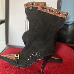 Women Boots New Sued And Leather 