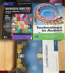 Lot of 3 Computer Science Textbooks