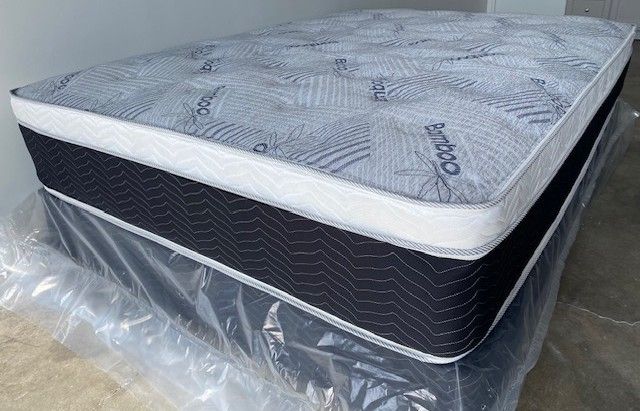 Full Euro Bamboo Pillow Top Mattress! 