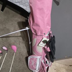 Kids Pink Golf Bag
